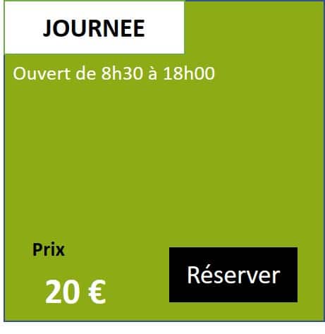 Box Tarif Journée