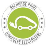 Logo recharge véhicule électrique